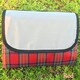 image 7 of Marco Paul Red Chequered Picnic Blanket 170cm Red