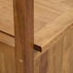 image 8 of Outsunny 2 Seater Wood Garden Storage Bench Outdoor Storage Box Natural