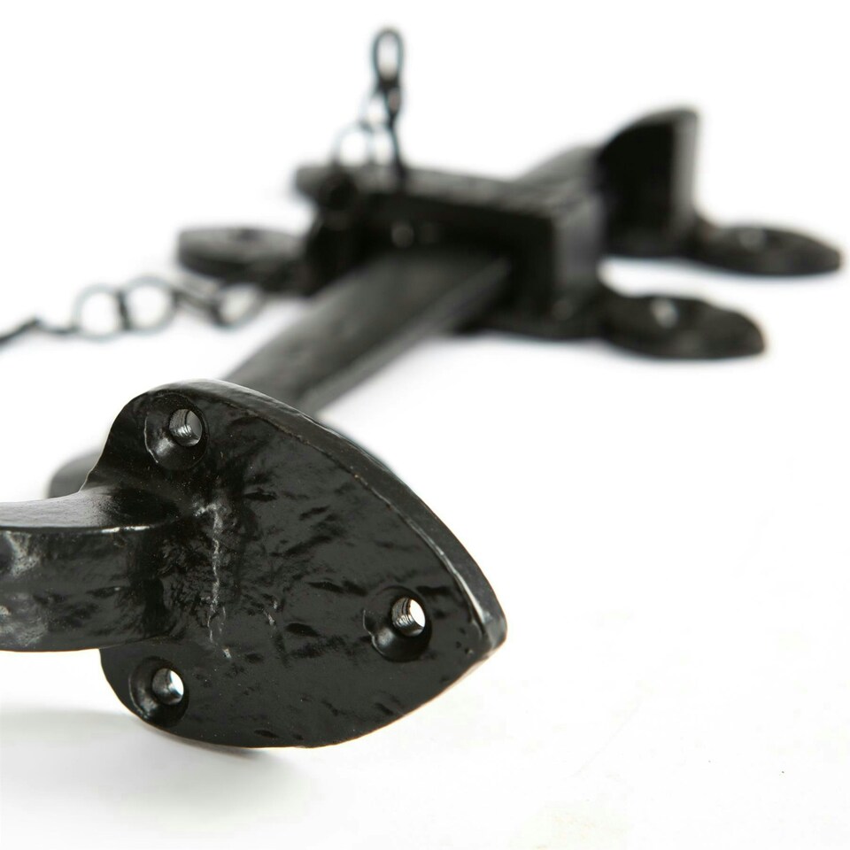 image 1 of Hammer & Tongs Arrowhead Suffolk Latch - H240mm - Black