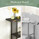 image 9 of COSTWAY 2-tier Console Table Entryway Table Black