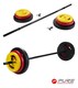 image 1 of Cement Barbell Set (20kg) | Multi | Standard