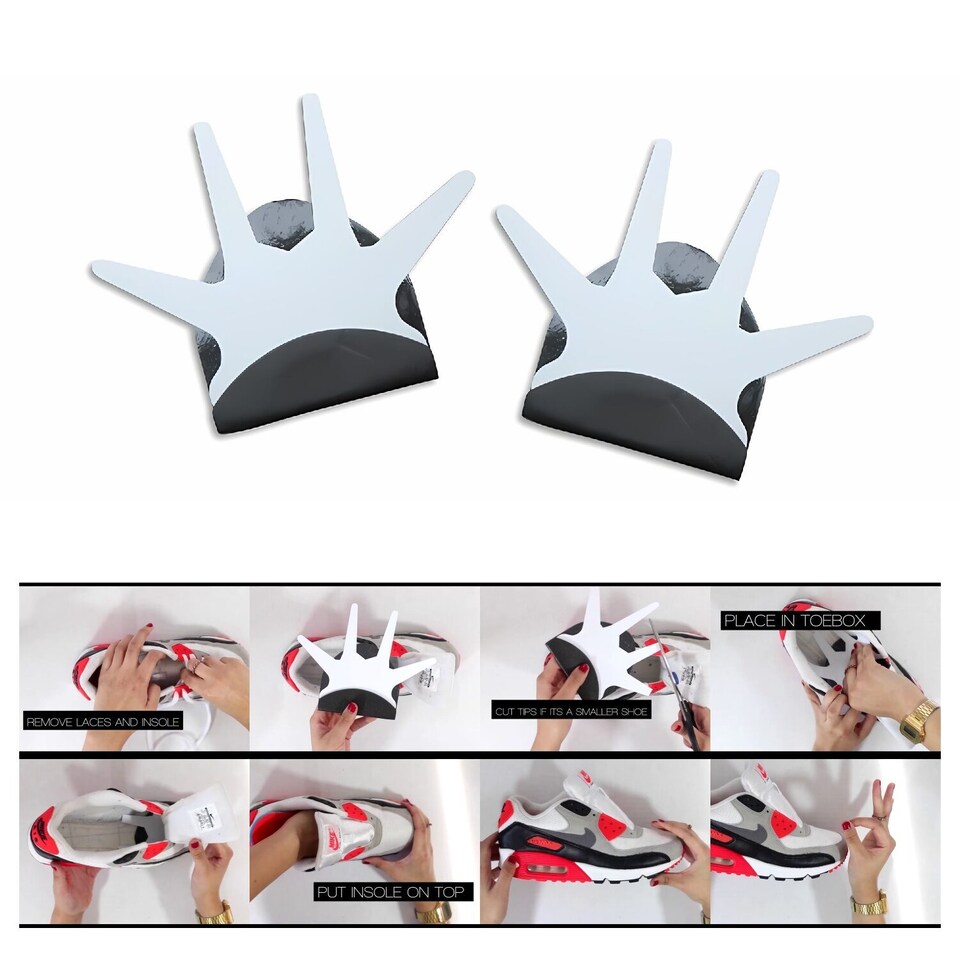 image 1 of Angelus Decreaser Kit - For Preventing & Reducing Toe Box Creases | White