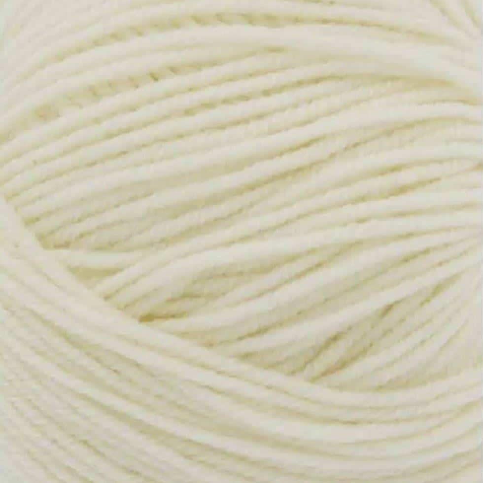 King Cole Cream Luxury Merino DK Yarn (Value Pack 12 x 50g Balls) For Crochet, Knitting - 140m per ball