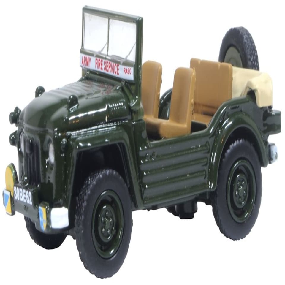 Oxford Diecast Austin Champ RASC Fire Service