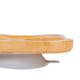 image 7 of Tiny Dining Children's Bamboo Suction Fox Plate - Grey | Grey | Grey