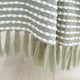 image 3 of Catherine Lansfield Stab Stitch Blanket Throw | Green | Sage Green | One Size