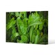 image 1 of Abstract background of dark green leaves (Canvas Print) 77 x 51 x 4cm