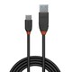image 1 of 0.5m USB 3.2 Type A to C Cable, 10Gbps, Black Line