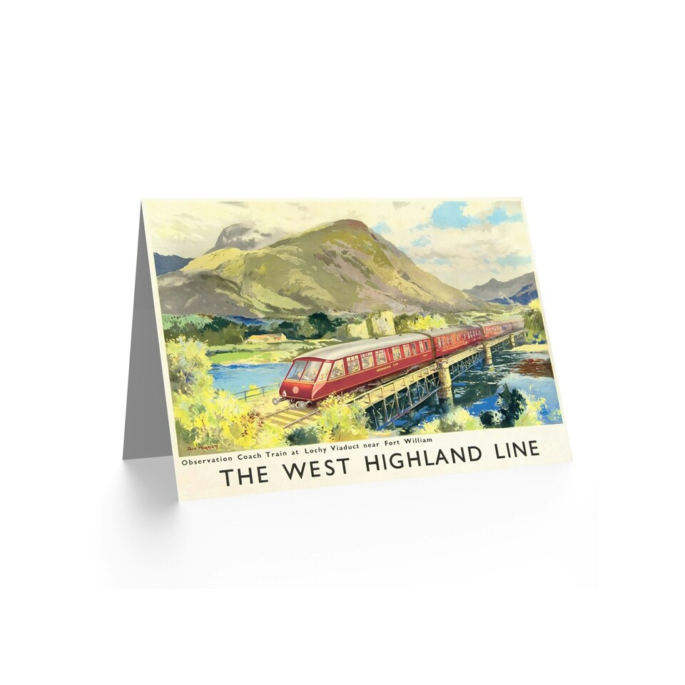 image 1 of Rail Scotland West Highland Line British Scottish Scotland Card