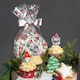 image 2 of Gonk Christmas Cello Gift Bags with Twist Ties - Pack of 20