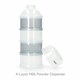 image 3 of Alecto BF-4 Baby Formula Dispenser, Milk Powder Tower with 4 Stackable Storage Containers, BPA-Free, Portable Feeding Solution for Home & Travel