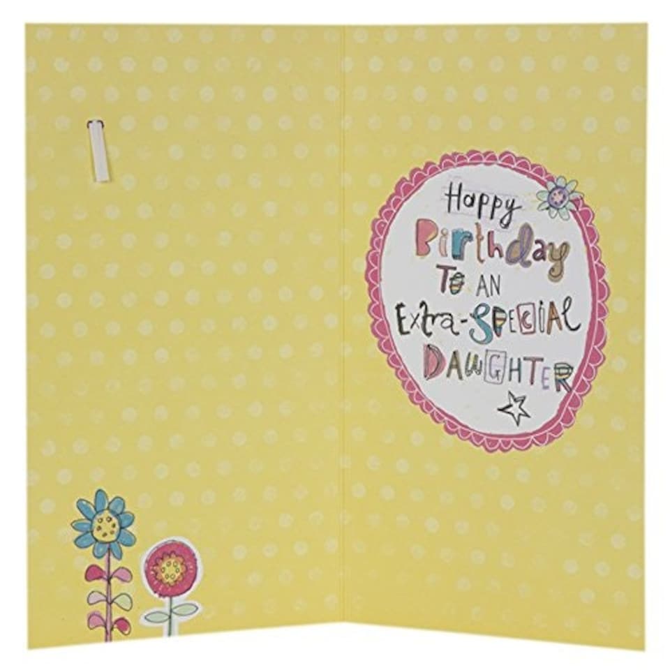 image 1 of Birthday Card For Daughter 'With Badge'