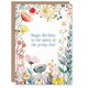 image 1 of Greeting Card Queen Of The Group Chat Floral Flowers Birthday