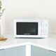 image 5 of Hamilton Beach Ella White Kettle, Toaster & Microwave Set