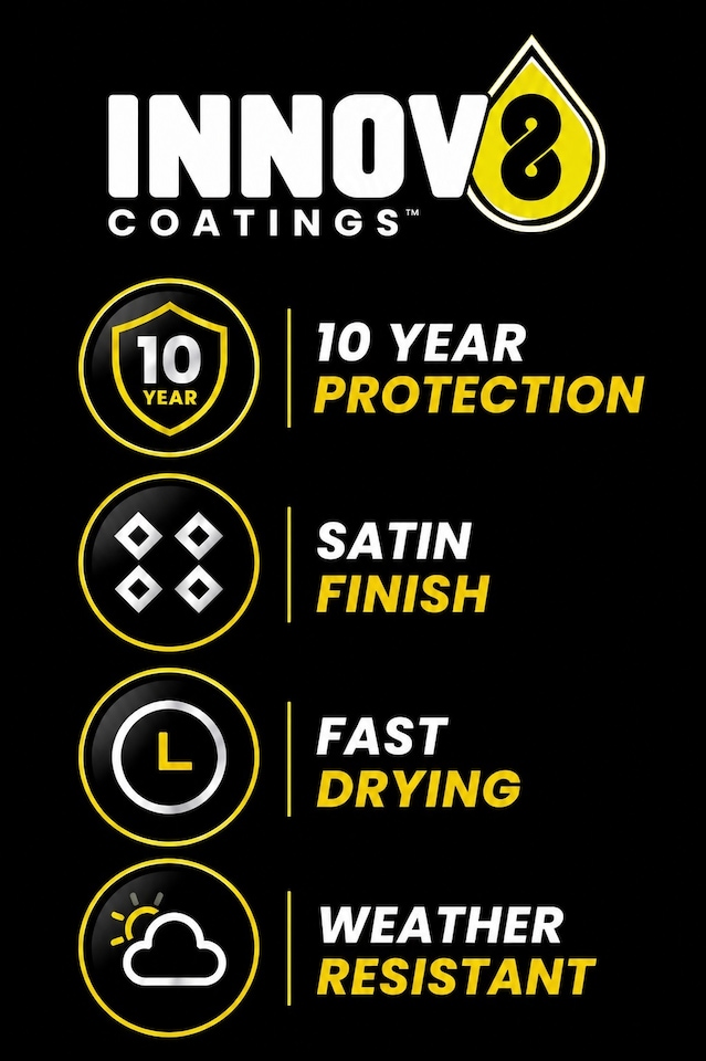 image 1 of Innov8 Coatings Garage Door Spray Paint 400ml - Ruby Red Satin Finish - Exterior & Interior Multi Surface Paint for Metal, uPVC, Aluminium & Wood - Fast Dry, No Primer Required