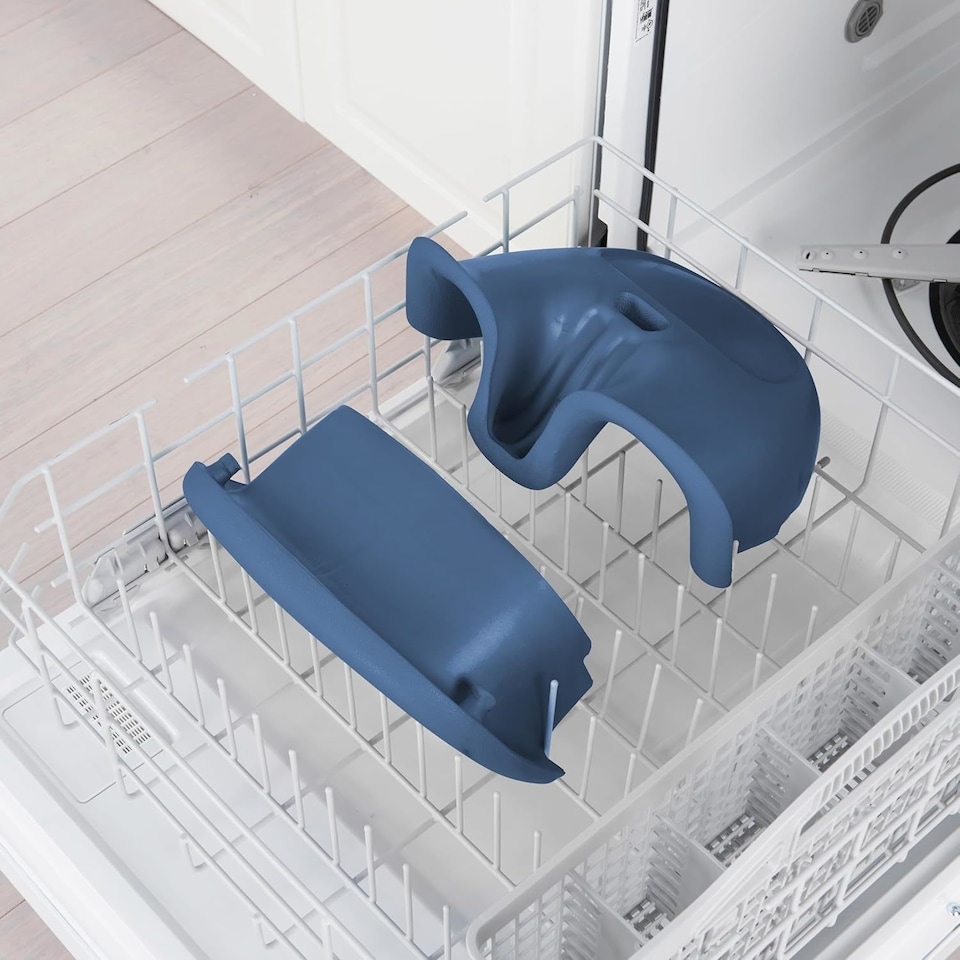 image 1 of Ingenuity Baby Base 2-in-1 Booster Feeding and Floor Seat Night Sky 16727 | Blue | Night sky | One Size | 1