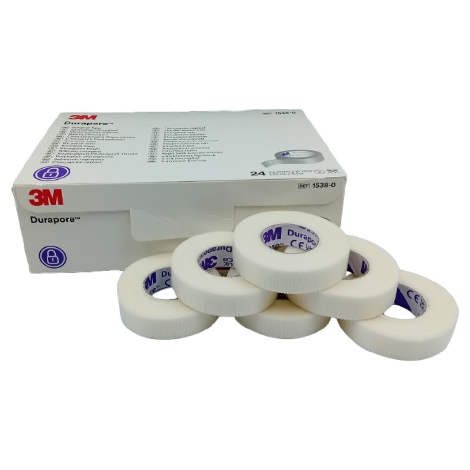 Durapore Surgical Tape – 1.25cm x 9.14m – Box of 24