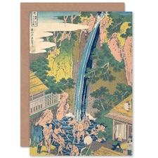 Hokusai Japan Roben Falls Oyama Sagami Art Card