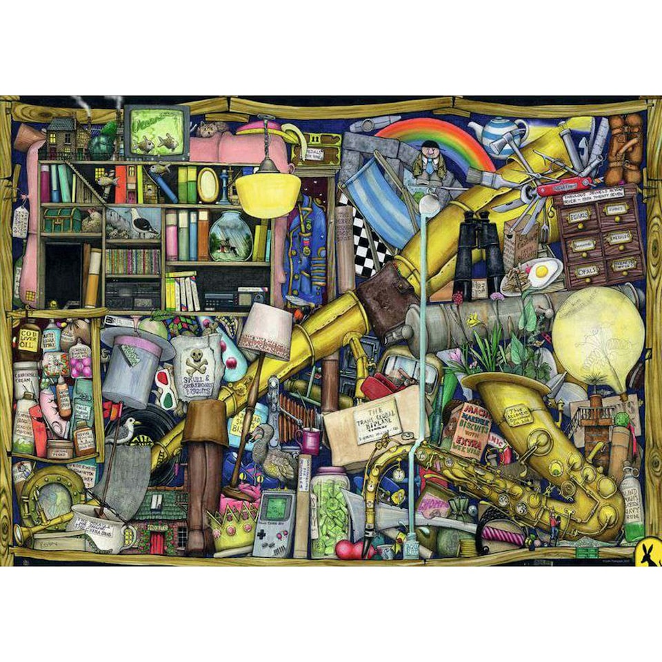 image 1 of Ravensburger Colin Thompson Grandad's Locker 1000 Piece Jigsaw Puzzle