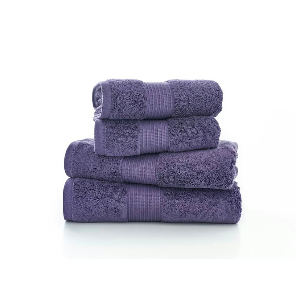 image 1 of Bliss 650gsm Pima Cotton Supersoft Fluffy Towels Purple | Purple | Bath sheet