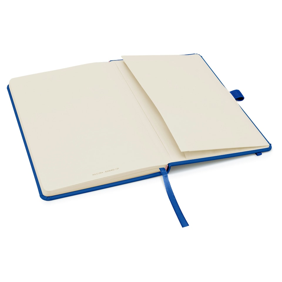 image 1 of Notes London A5 Wilson Lined Page Notebook Blue