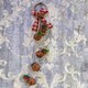 image 5 of Christmas hanging decoration 46 CM Rustic Red rusty bells