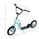 image 3 of HOMCOM 75-80cm Kids Kick Scooter w/ Adjustable Handlebar Inflatable Wheels Blue