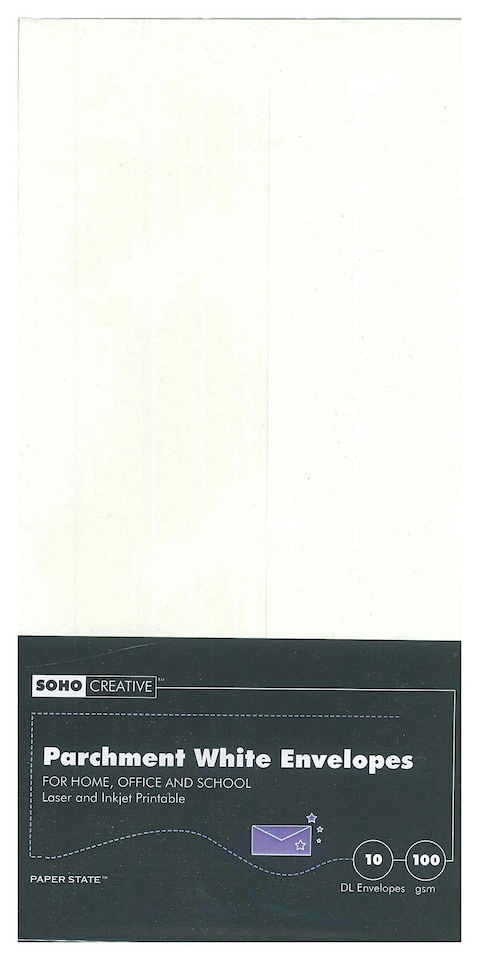 Ivory Envelope Dl 100Gsm Pk10