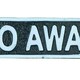 image 2 of Go Away Cast Iron Sign Plaque Door Wall House Home Gate Garden Yard Post