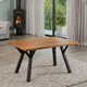 image 1 of Verona 140cm Wooden Veneer Dining Table