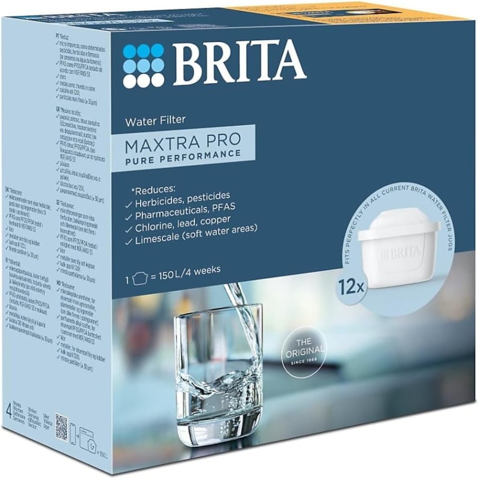 image 1 of BRITA MAXTRA PRO Pure Performance Water Filter Cartridge - 12 Pack