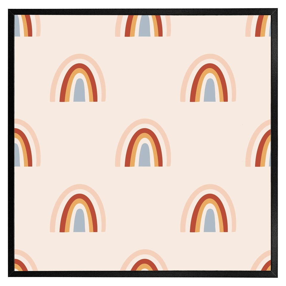 image 1 of Bohemianl ethnic pattern (Picture Frame) Grey | S