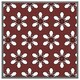 image 3 of Modern decorative floral pattern (Picutre Frame) Brown | S
