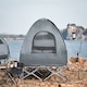 image 5 of SoBuy 2 Person Foldable Camping Tent with Bed, Air Mattress & Sleeping Bag, Gray, 75.9 x 57 x 74 in, 26.59 kg - OGS32-L-HG