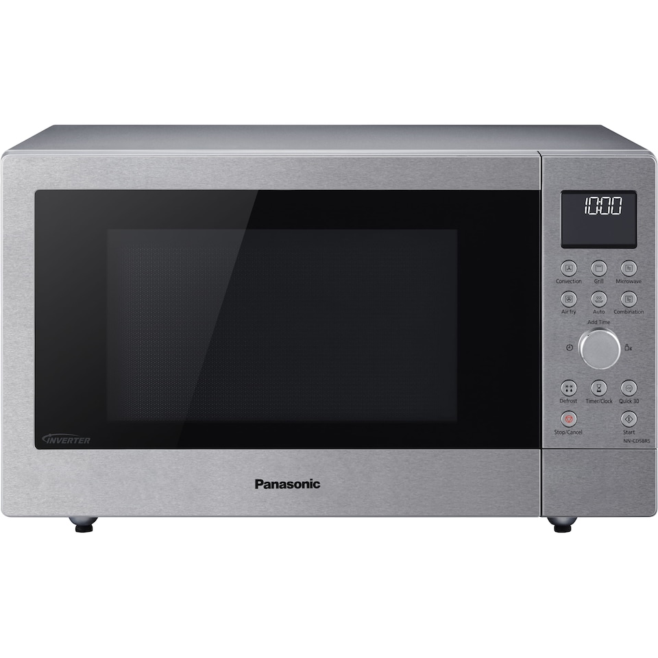 image 1 of Panasonic NN-CD58RS Stainless Steel 27L Slim Inverter Microwave with Grill, Oven & Air Fry - 1000W