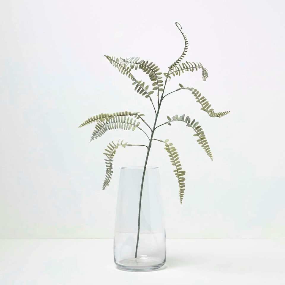 image 1 of Homescapes Artificial Royal Fern Branch, 80 cm