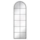 image 7 of Charles Bentley Bern Arch Mirror in Black Weather Resistant
