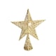 image 1 of Living and Home Wrought Iron Christmas Tree Topper Star Ornament  - 25*35cm