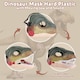 image 3 of Dinosaur Mask Dino Masks Moving Jaw Halloween Decorations Dinosaur Costume Mask Carrying Sound Effects