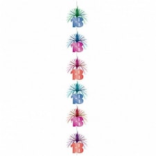 Amscan 18 Cascade Hanging Decoration - Multicoloured - One Size
