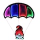 image 3 of 85cm LED Infinity Light Gonk Hanging Parachute