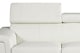 image 3 of Genuine Leather White 3 Seater Sofa PORTLAND