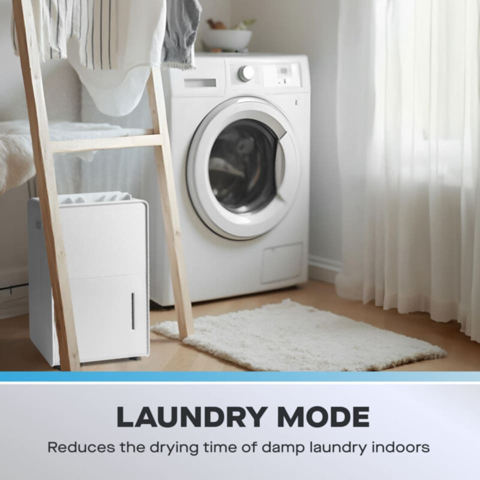 image 1 of Daewoo 20L Dehumidifier with Laundry & Quiet Modes, Air Purifier, 4L Tank