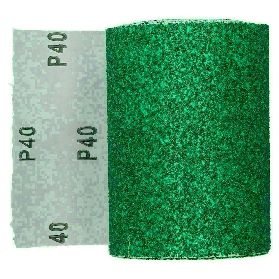 image 1 of Aluminium Oxide 5m x 115mm Sanding Roll Sheet Paper Coarse 40 Grit Sandpaper