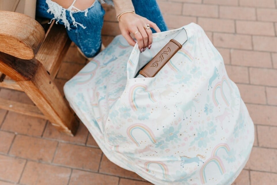 image 1 of Copper Pearl Nursing & Car Seat Cover Whimsy