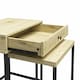 image 4 of Tamlin Nesting End Table Linseed Oak | Cream | Oak