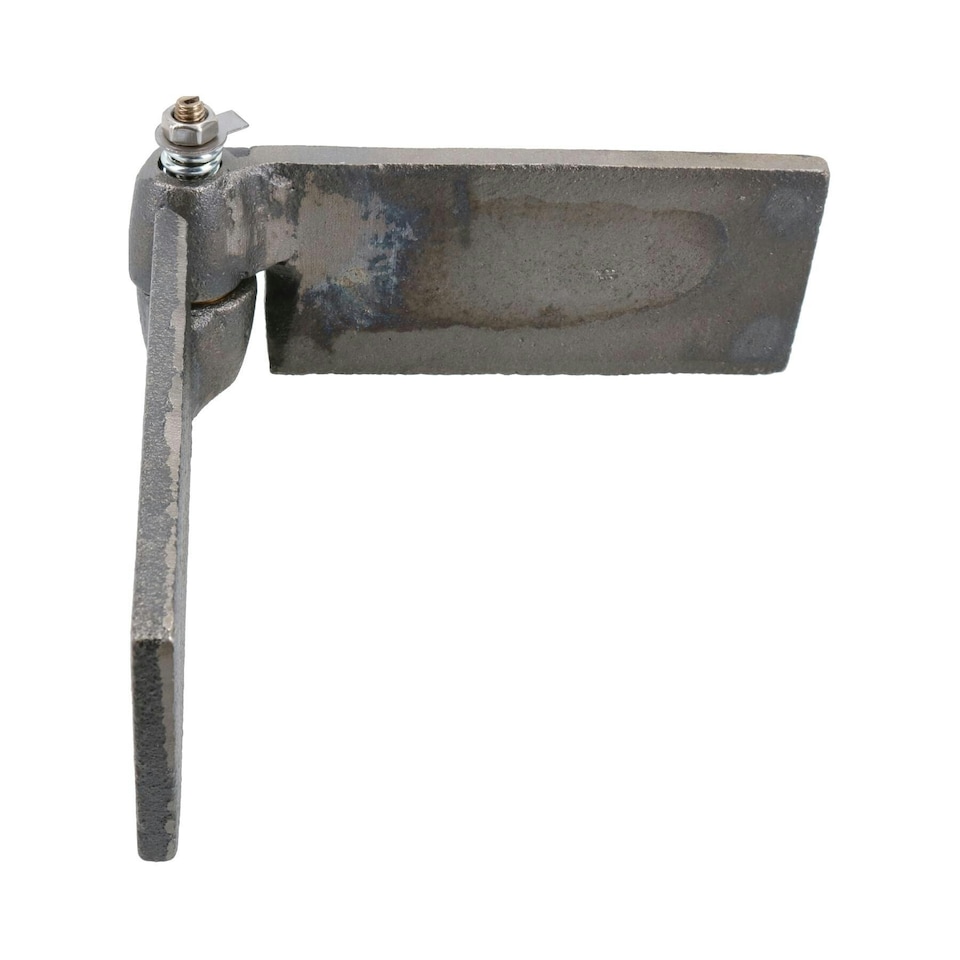 image 1 of 2pk Right Self Aligning Ball Steel Butt Hinge Weld-On Heavy Duty 50x250mm Silver