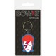 image 2 of David Bowie Rubber Keyring - Blue/Red/White - One Size