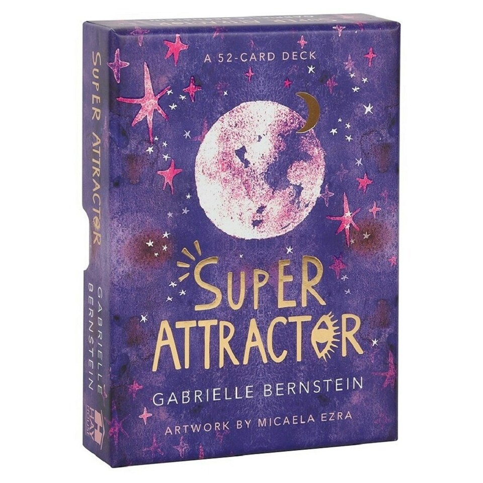 image 1 of Gabrielle Bernstein Super Attractor Oracle Cards - Purple - One Size