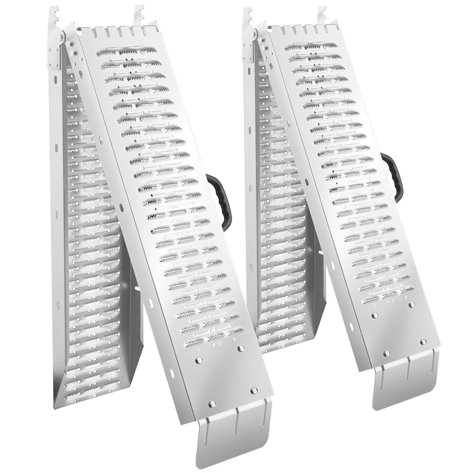 image 1 of Bjorn Folding Ramps 2-Piece Set, 400 kg Capacity | Silver | silver | 1